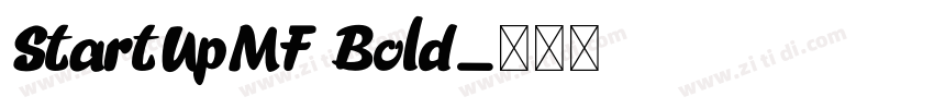 StartUpMF Bold字体转换